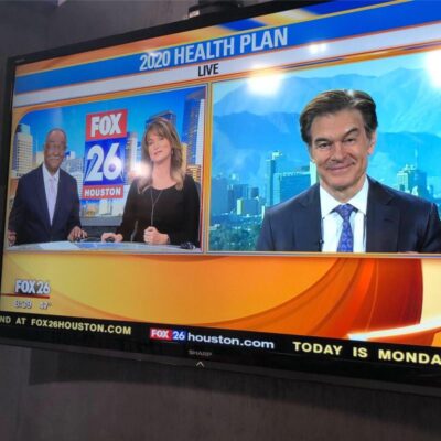 Dr. Oz went on right before us!